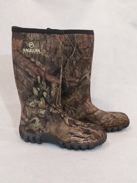 Magellan Hunting Tall Boots Mens 8 Camo Waterproof Neoprene Outdoors Mossy Oak. main image 10